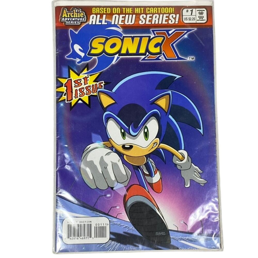 Sonic X No 1 First Issue Archie Adventure Series Sega Comic 2005